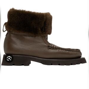 Armenta Brown Shearling Winter Boots